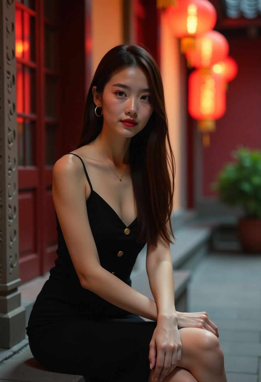 深蓝绮梦·少女与冲浪板的假期